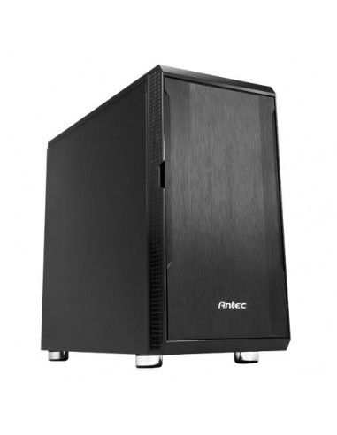 Antec P5 Case Micro-torre PC Plastica, Acciaio Nero - 0-761345-80012-9