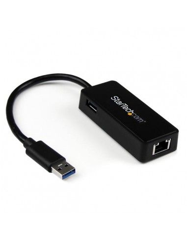 Startech.com Adattatore di Rete USB 3.0 Ethernet GLAN - Nero - USB31000SPTB