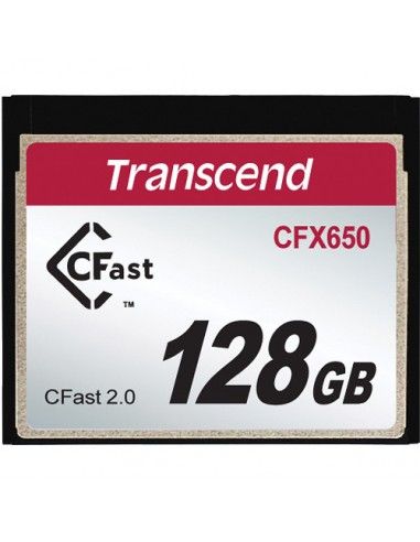 Transcend TS128GCFX650 Memory Card CFast 2.0 128 GB 370 MB/s