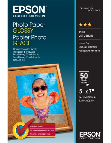 Epson Carta Fotografica Lucida 13X18 50 Fogli - C13S042545