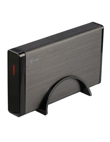 Itec Box Hard Disk HDD 3.5" USB 3.0 SATA, Seriale ATA II, Serial ATA III Nero, Metallico - MYSAFE35U401