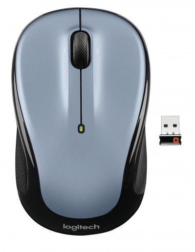 Logitech M325 Mouse Wireless 1000 DPI Nero, Argento - 910-002334