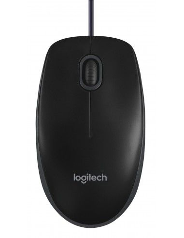 Logitech B100 Mouse Cavo 800 DPI Nero - 910-003357