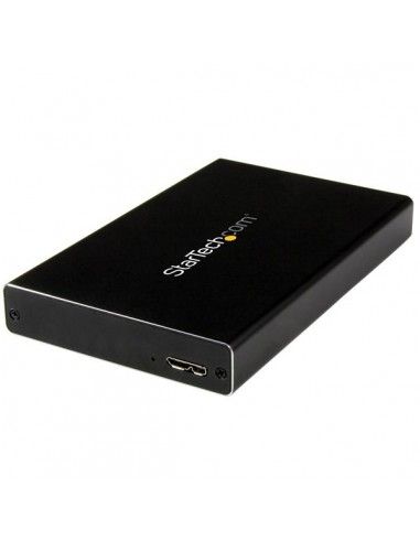 Startech.com Box Hard Disk HDD/SSD 2.5" IDE, Paralello ATA, SATA, Seriale ATA II, Serial ATA III 2 TB Nero - UNI251BMU33