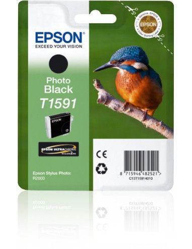 Epson T1591 Cartuccia Nero GLOSSY XL R2000 - C13T15914010