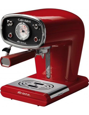 Ariete 1388 Macchine da caffè Chicchi di caffè, Caffè macinato 1 L Rosso