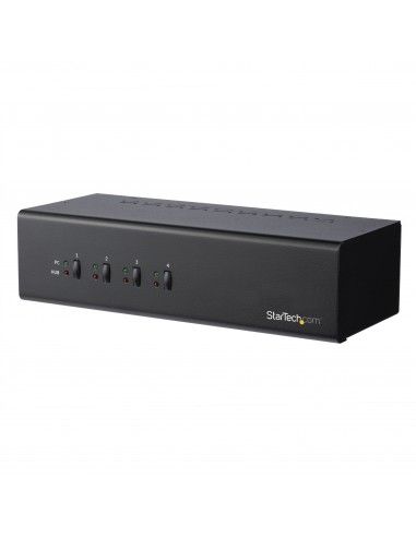Startech.com Switch Kvm DVI a 4 porte Dual-Monitor Dual-Link con Hub USB 3.0 - SV431DL2DU3A