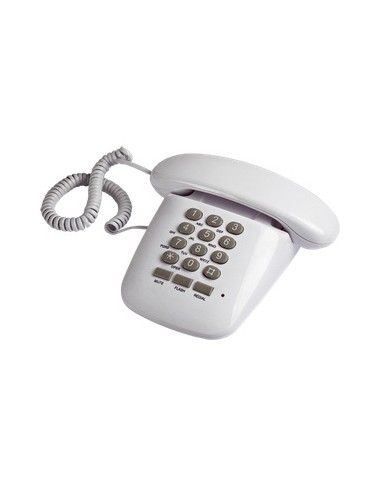 BRONDI TELEF. FILO SIRIO BIANCO Design retr-, volume suoneria regol. indicatore linea imp. - SIRIO BIANCO