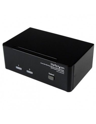 Startech.com Switch Kvm DVI DOPPIO - SV231DDVDUA