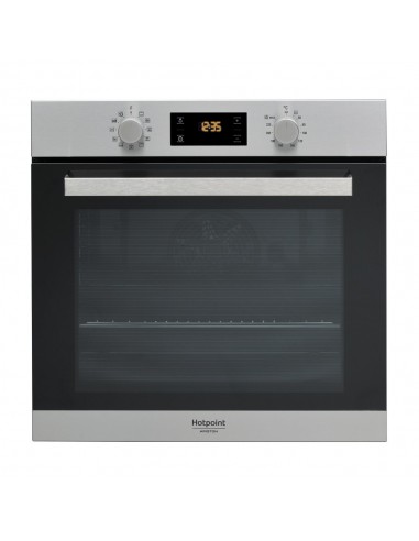 Hotpoint FA3840HIXHA Forno elettrico 66 L Classe A+ Nero, Acciaio inossidabile