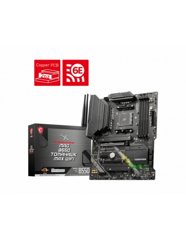 MSI MB AMD MAG B550 TOMAHAWK MAX WIFI AM4 4DDR4, 2M2, SATA3