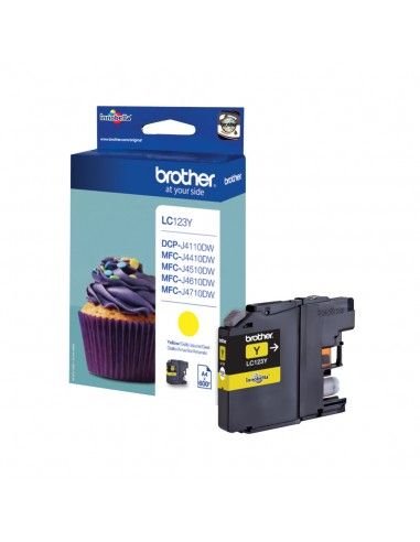 Brother LC123Y Cartuccia Giallo Originale