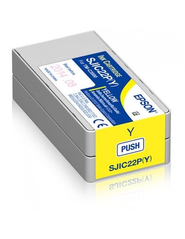 Epson SJIC22P(Y) Ink RIDGE Cartuccia Giallo - C33S020604