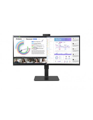 Lg 34BQ77QC-B Monitor LCD 34" UltraWide Dual Quad HD 3440 x 1440 Pixel 178° Nero