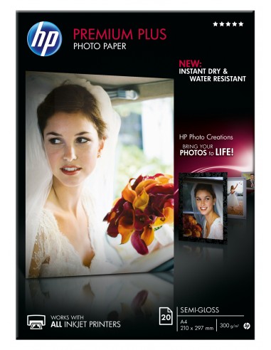 Hp PREMIUM PLUS SEMI-GLOSS Carta Fotografica - CR673A