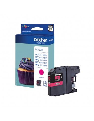 Brother LC123M Cartuccia Magenta Originale