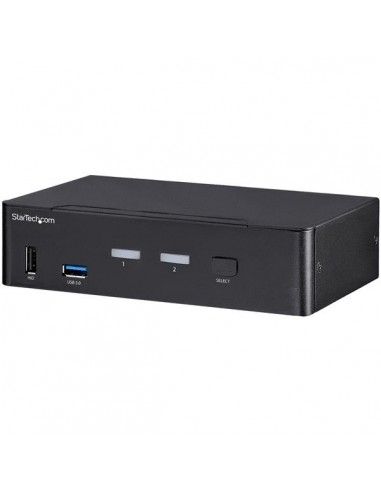 Startech.com Switch Kvm DisplayPort a 2 porte - 4K 60Hz - SV231DPU34K
