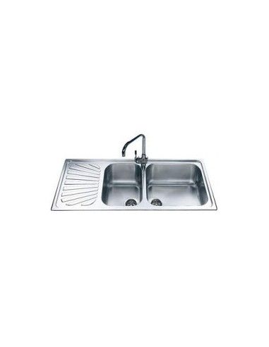 Smeg SG116S Lavello 116X50 cm 2 Vasche Acciaio inossidabile