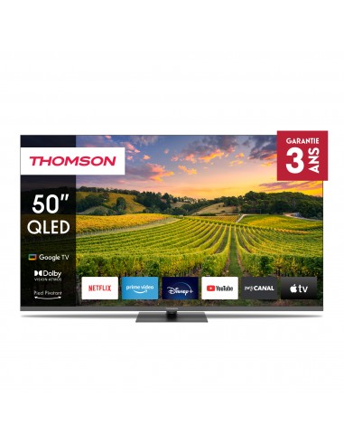 TV QLED 50"UHD 4K DVBT2/S2 GOOGLE TV STAND CENTR.
