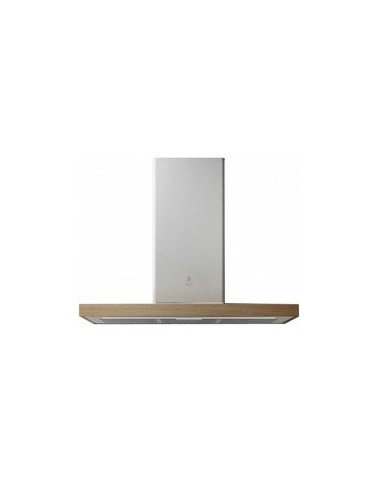 Elica BIO WH/A/90 ROVERE Cappa Aspirante a parete 90 cm Classe A+ Bianco, Legno
