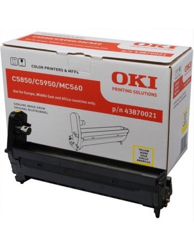 Oki TAMBURO STAMPA GIALLO C5850/5950 - 43870021