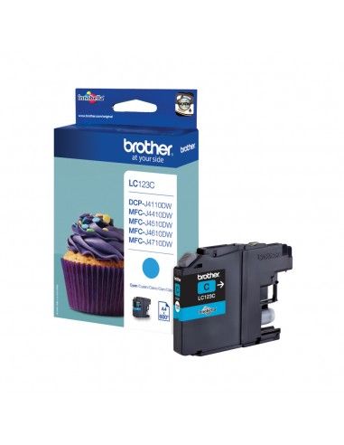 Brother LC123C Cartuccia Ciano Originale