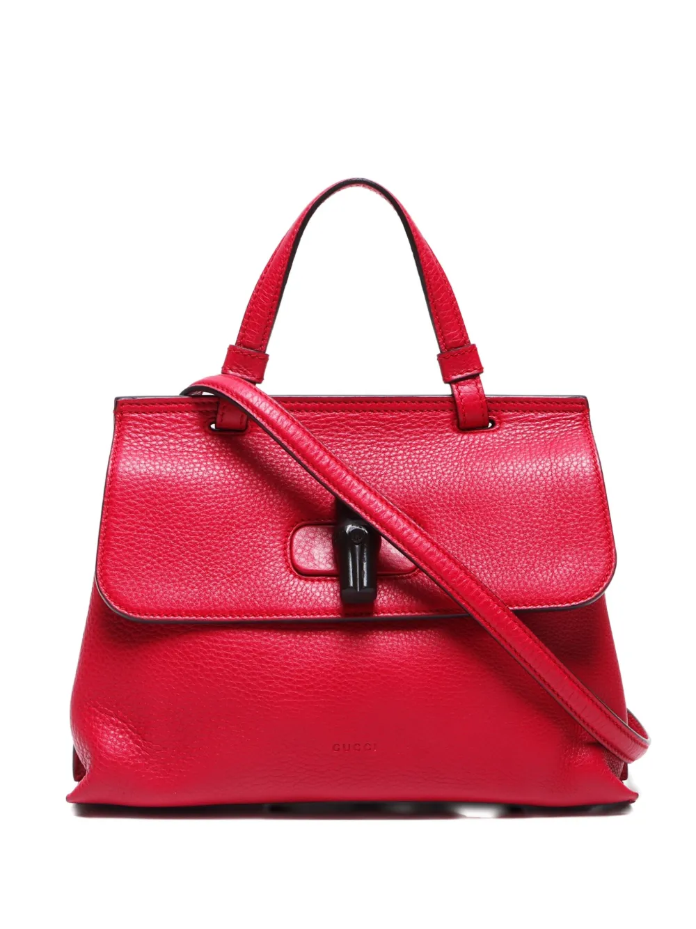 Gucci Pre-Owned 2015-2020s small Bamboo Daily tote bag - Rosso
