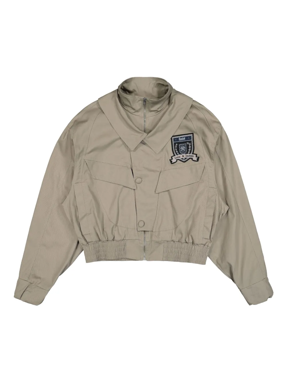 GmbH Harrington jacket - KHAKI