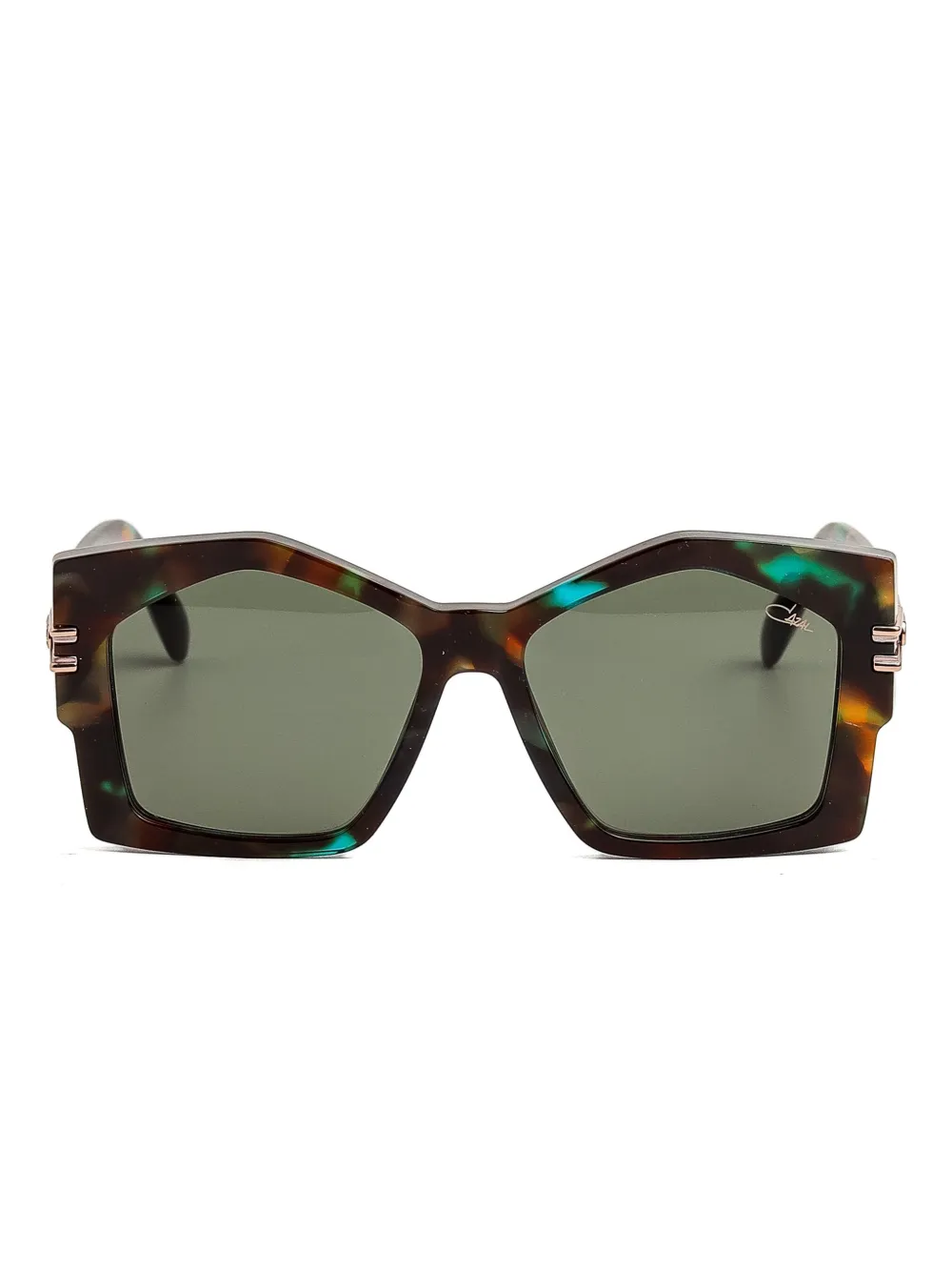 Cazal geometric-frame sunglasses - Marrone