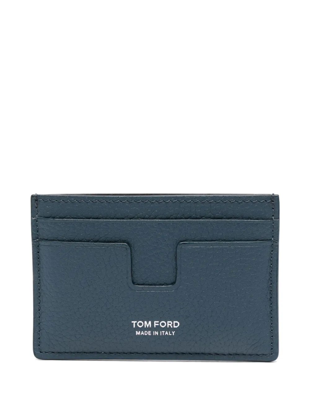 TOM FORD leather card holder - Blu