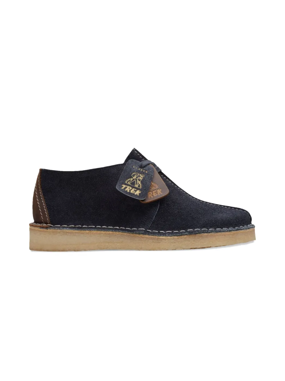 Clarks Trek "Ink/Hairy Suede" desert boots - Blu
