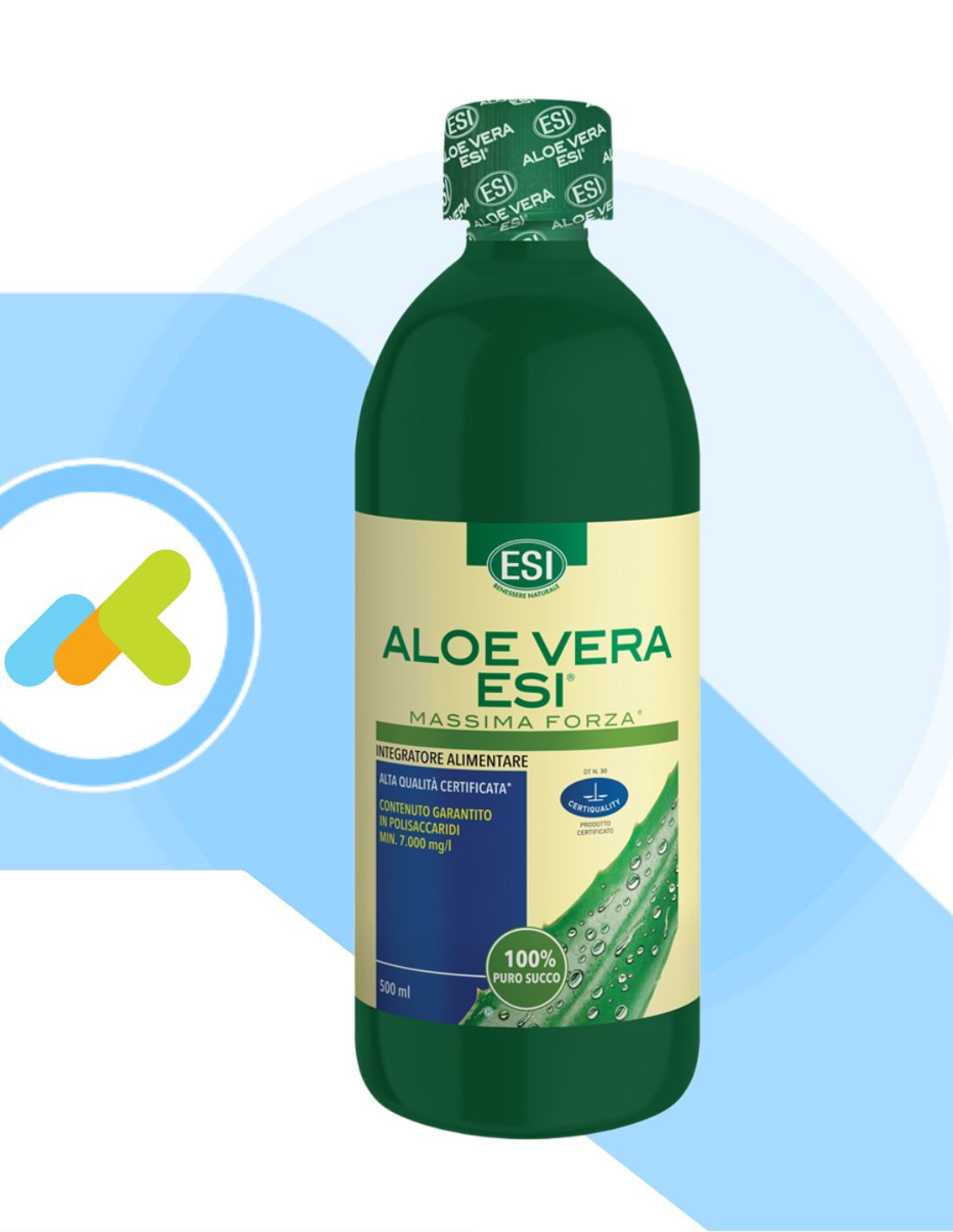 Esi Aloe Vera | Puro Succo Depurativo | Favorisce Le Funzioni