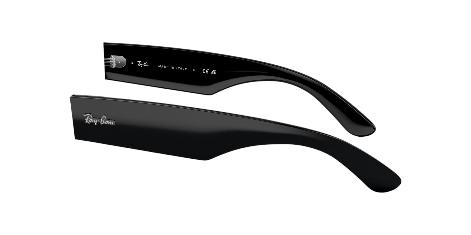 Ray - Ban  Aste Di Ricambio Ray-Ban Rb0840S Mega Wayfarer Aste Di Ricambio Propionato Nero