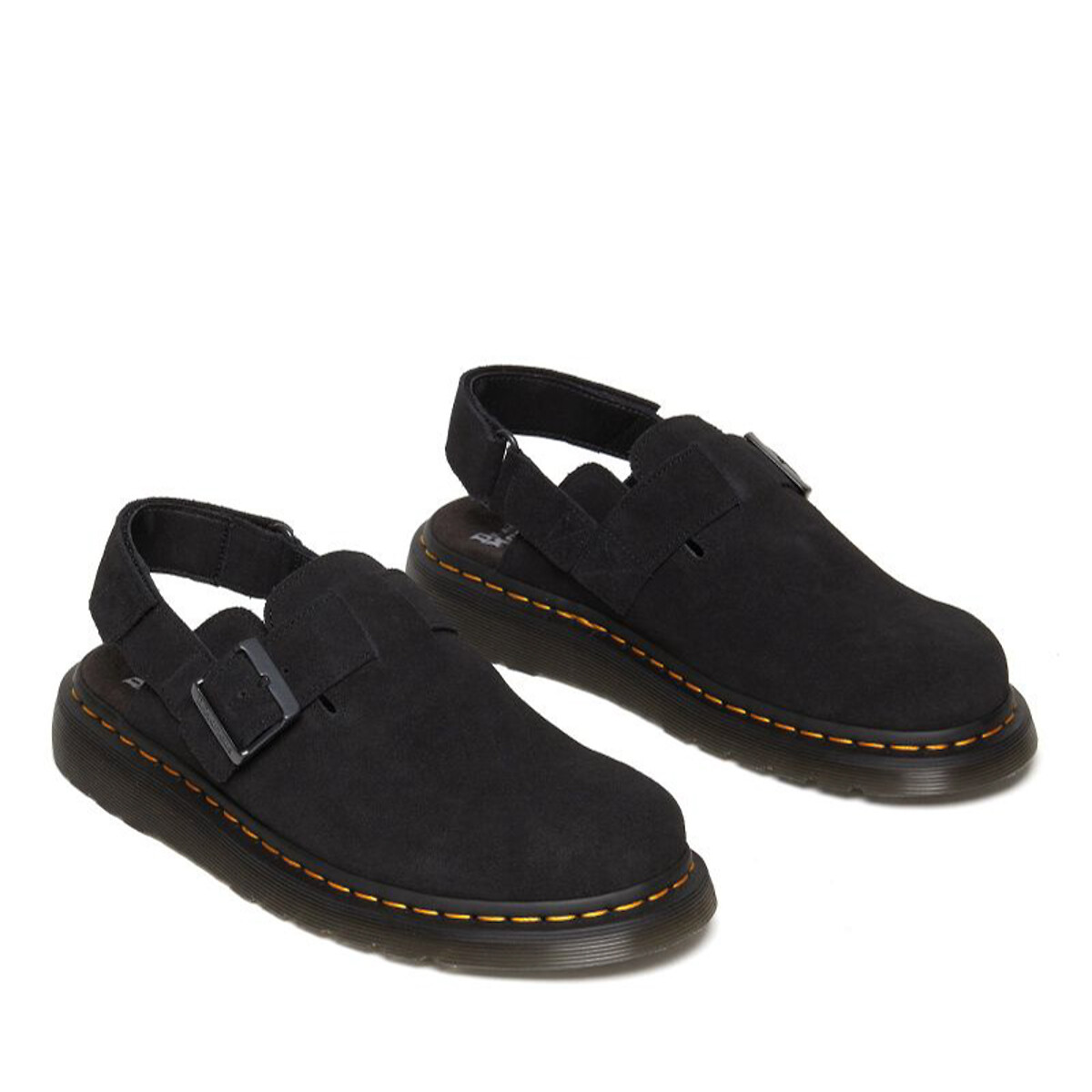 Dr. Martens Sabot Chiusi Jorge Ii In Pelle Scamosciata Nero Uomo Taglie 39