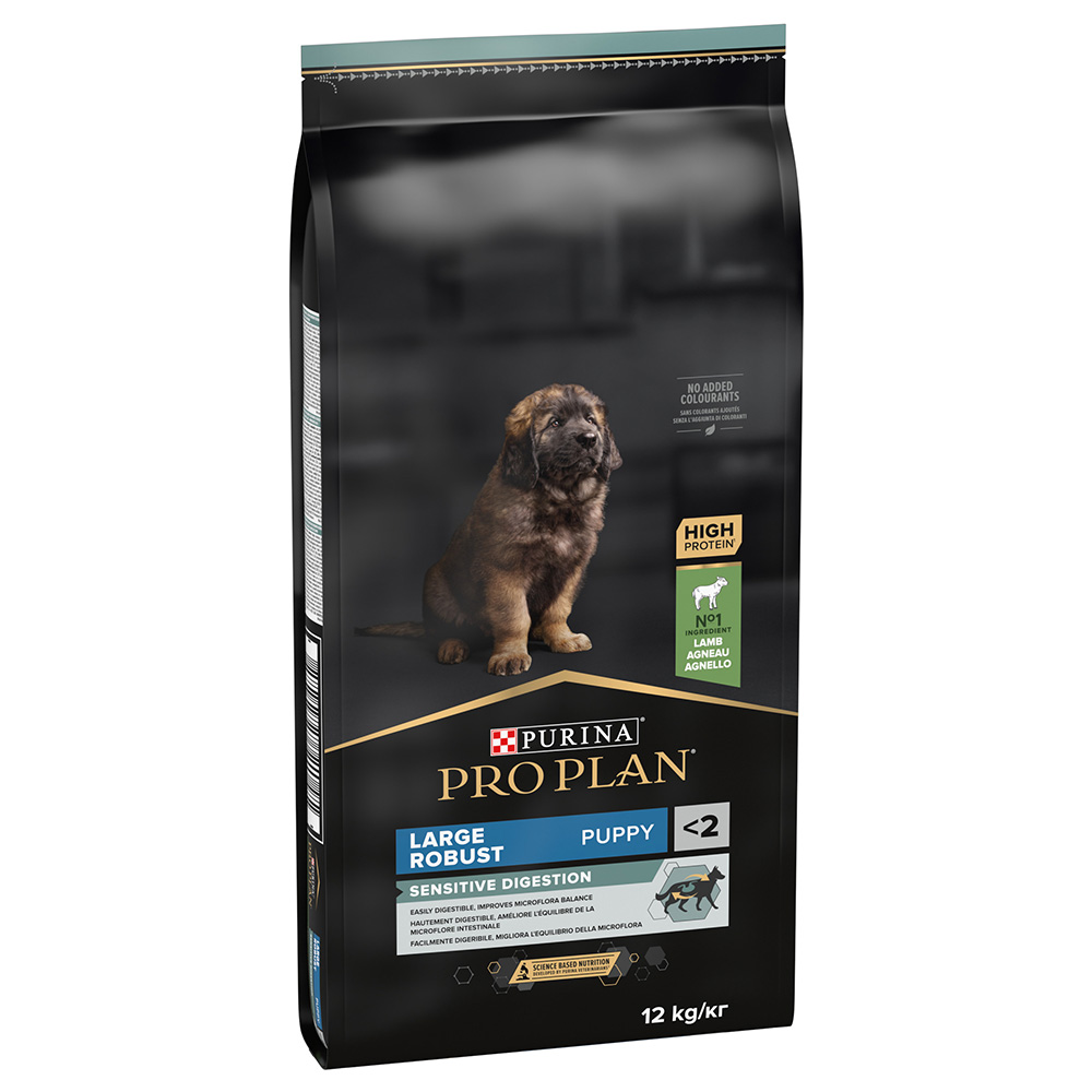 12kg Large Robust Puppy Sensitive Digestion Lamb Purina Pro Plan -koiranruoka