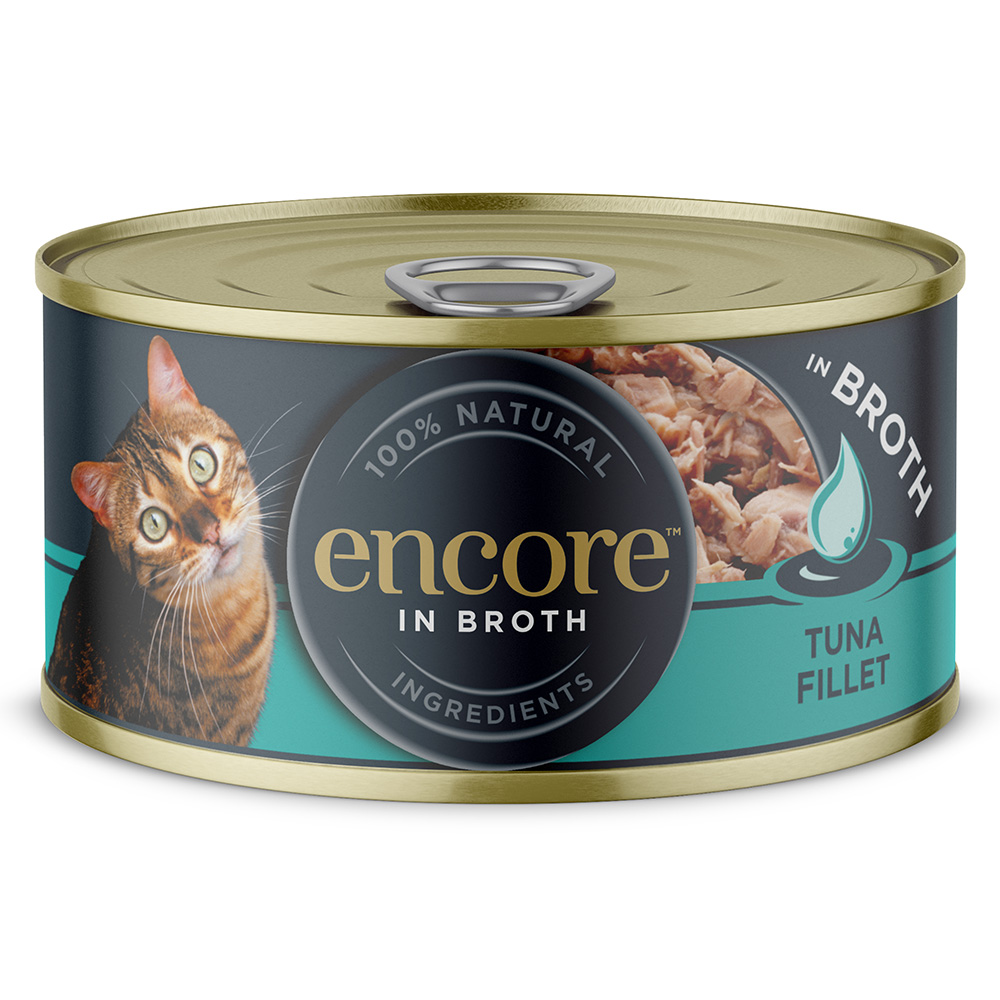 16x 70g Encore tonnikalafileetä märkäruokaa kissoille (Encore)