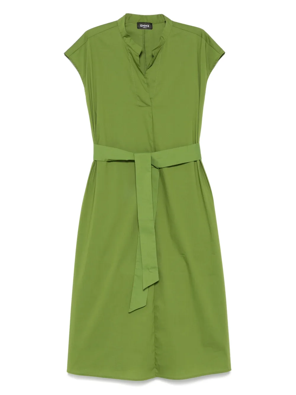 Marella belted midi dress - Verde