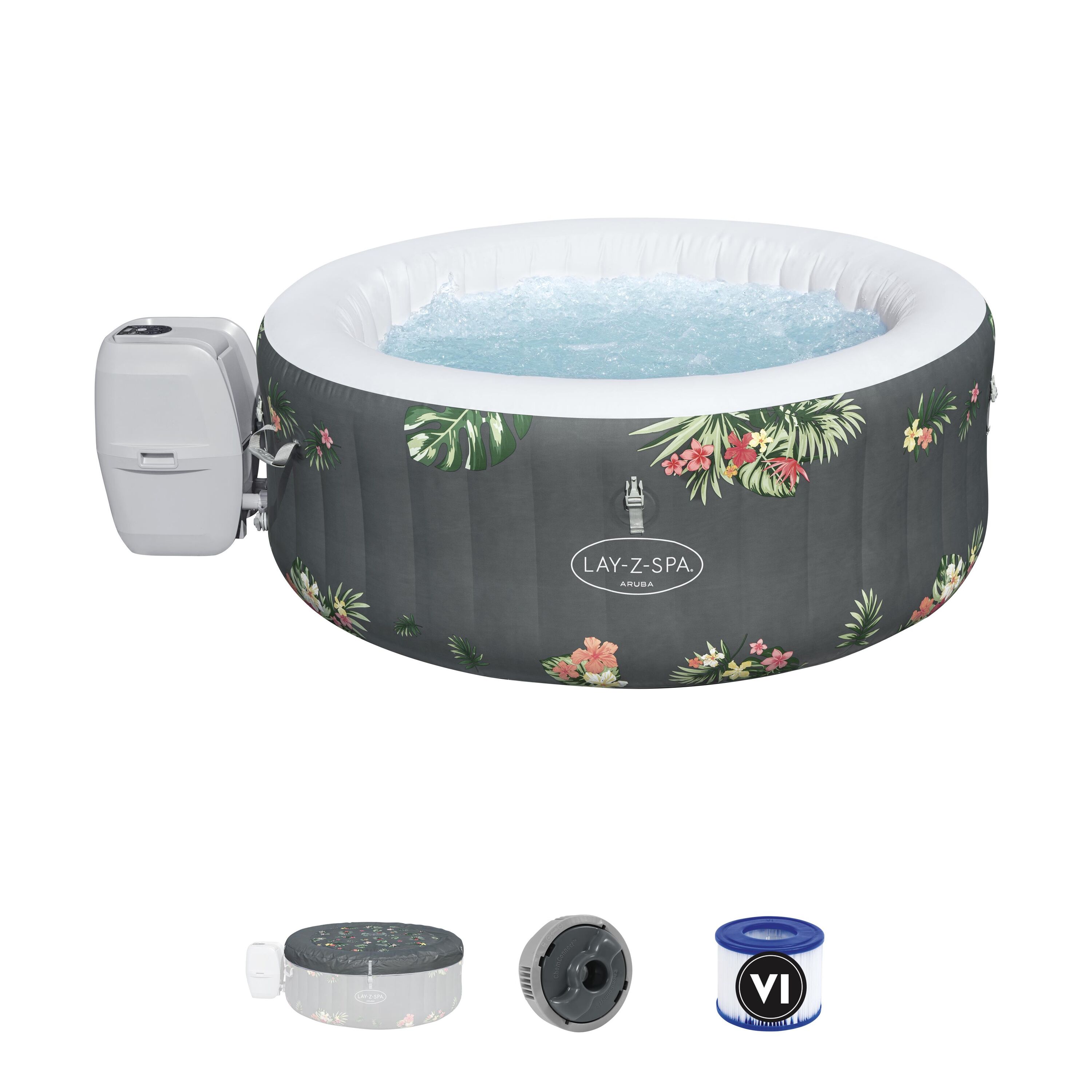 Idromassaggio gonfiabile Lay-Z-Spa Aruba AirJet 2-3 persone