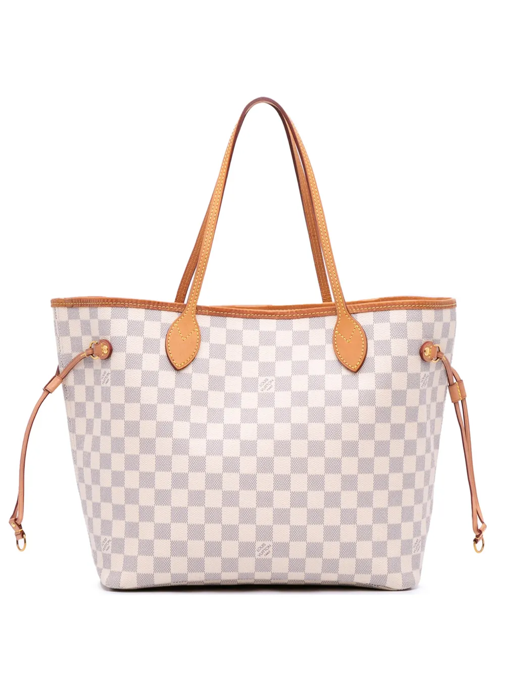 Louis Vuitton Pre-Owned 2019 Damier Azur Neverfull MM tote bag - Bianco