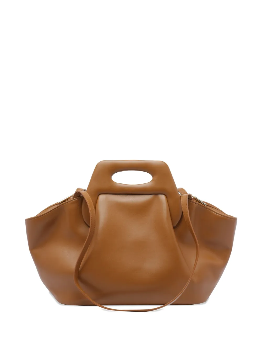 Themoirè Dhea structured tote bag - Marrone