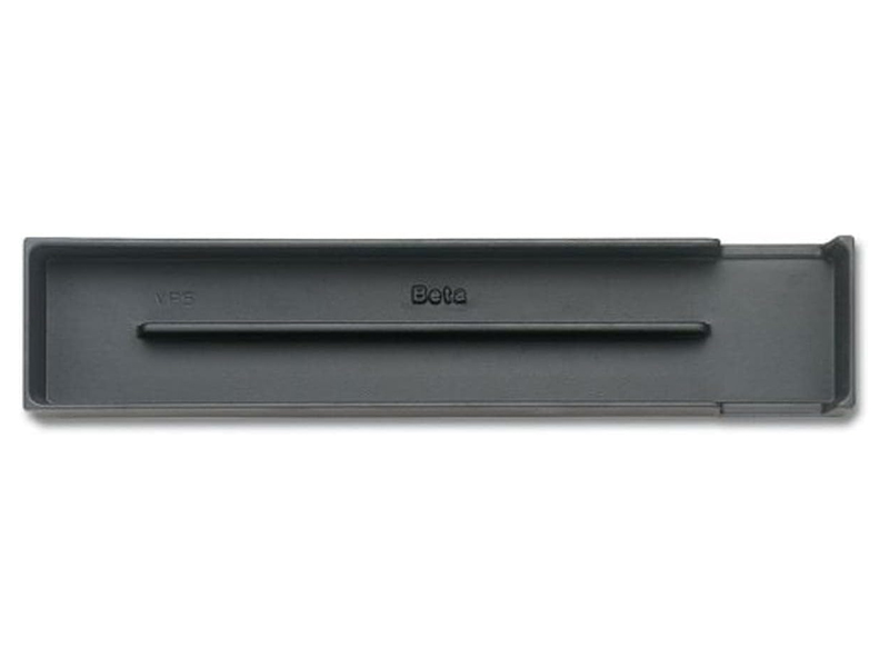 Termoformato rigido in ABS Beta VP5 588x122x45mm con 2 vaschette portaminuteria