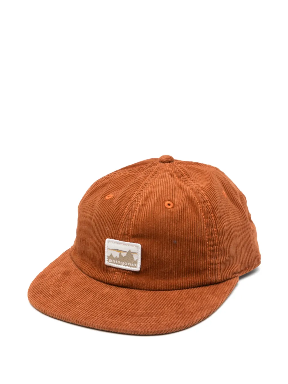 Patagonia logo-patch cap - Marrone
