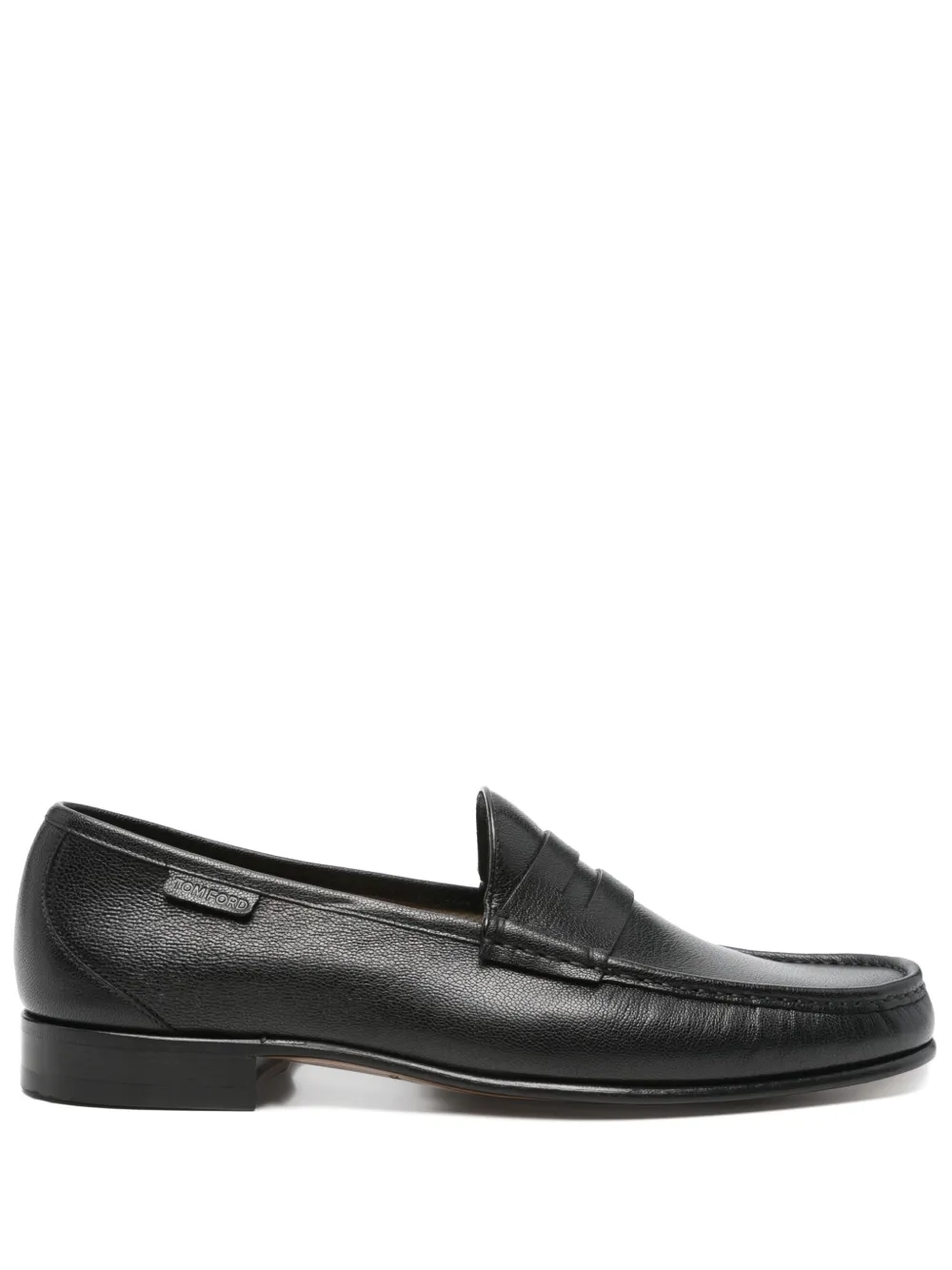 TOM FORD leather loafers - Nero