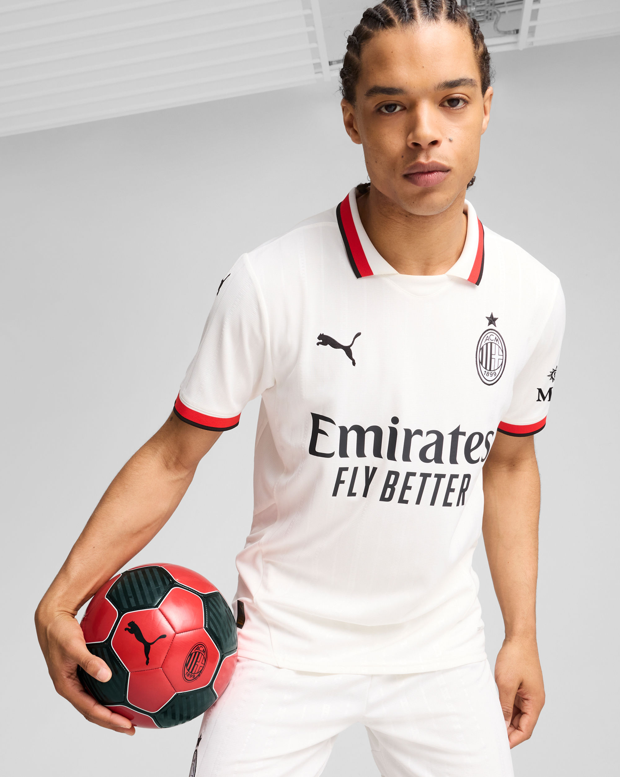 Maglia gara Away AC Milan 24/25 Bianco Uomo