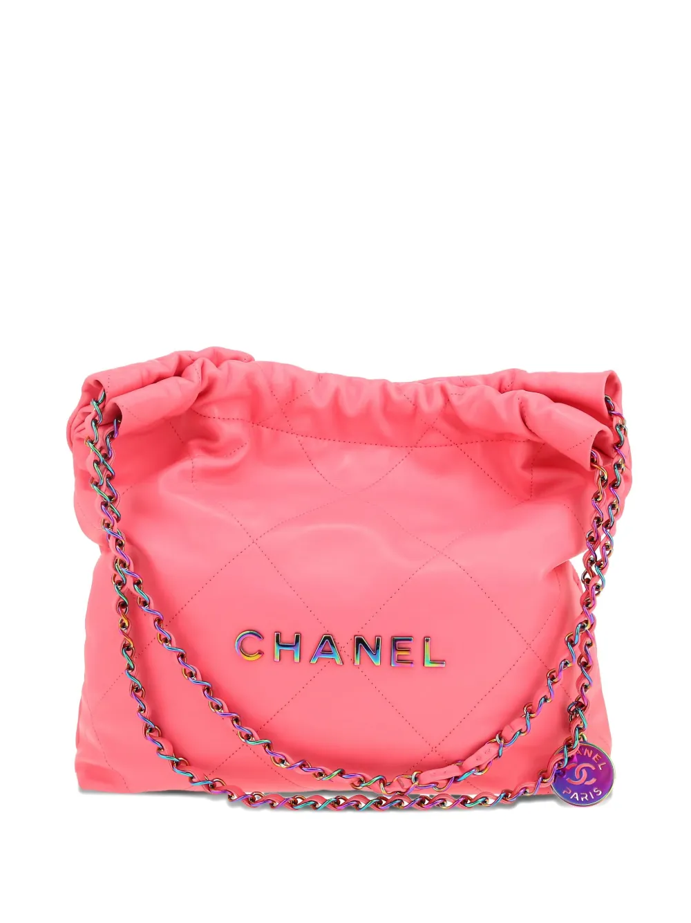 CHANEL Pre-Owned quilted pink chain shoulder bag - Rosa