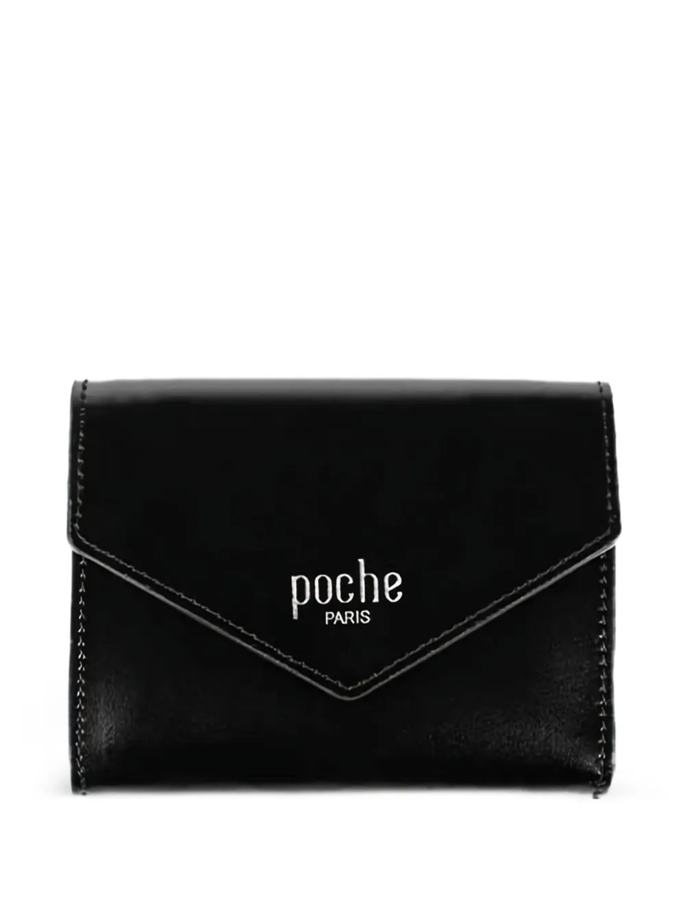 Poche Paris leather wallet - Nero