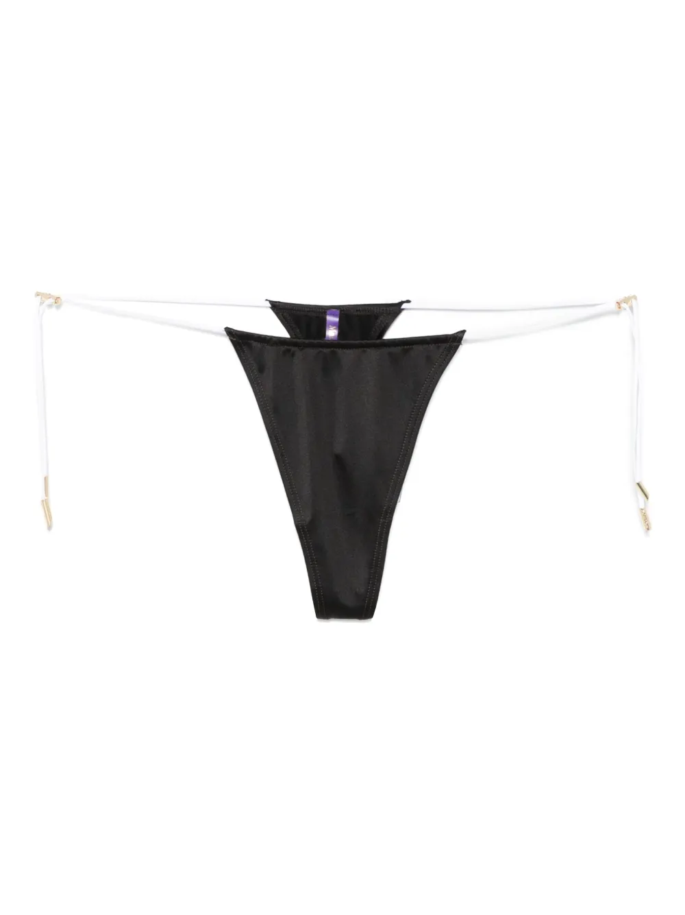 Maison Close Glow string bikini bottom - Nero