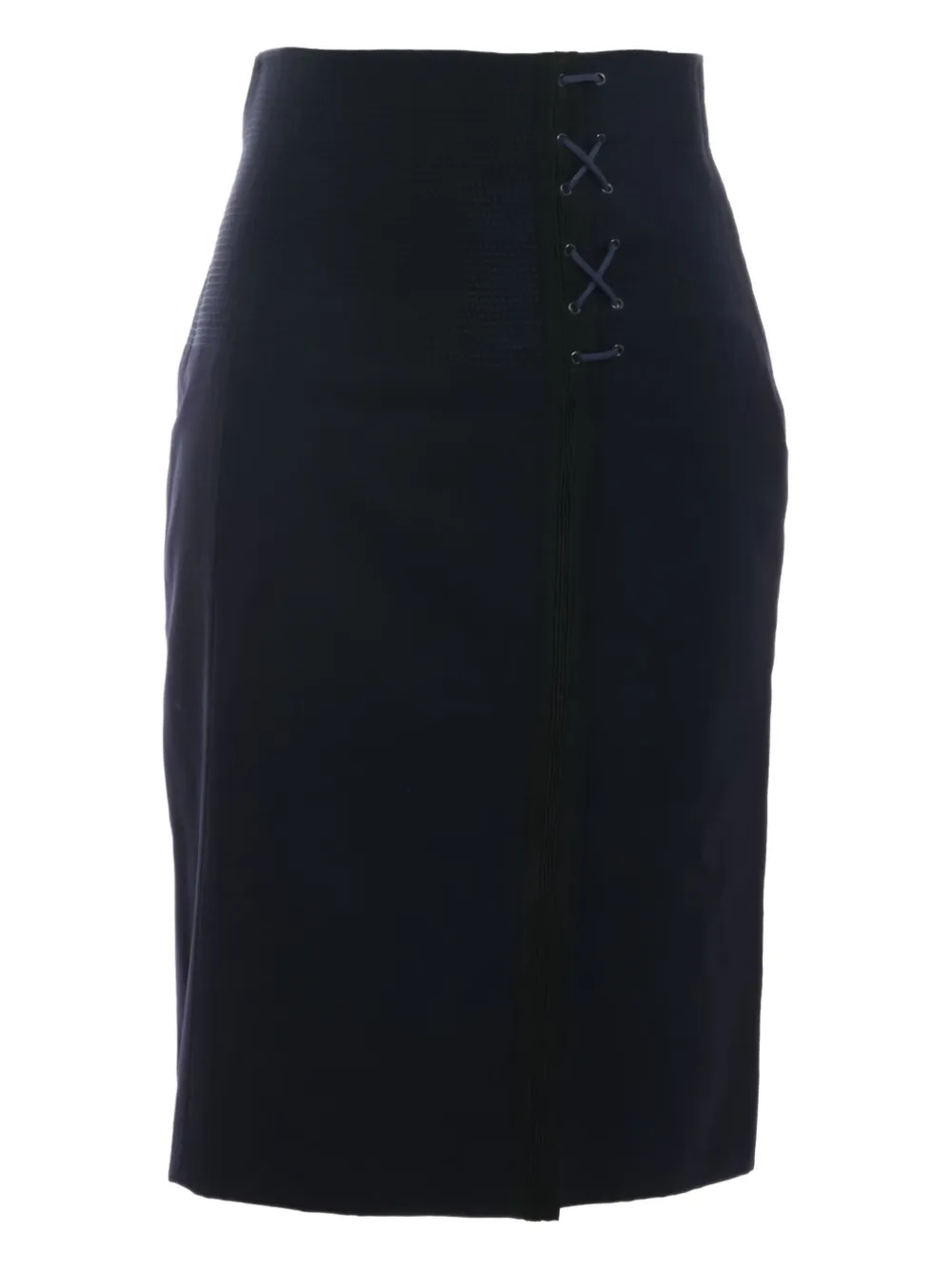 Gianfranco Ferré Pre-Owned 1990s cotton skirt - Blu