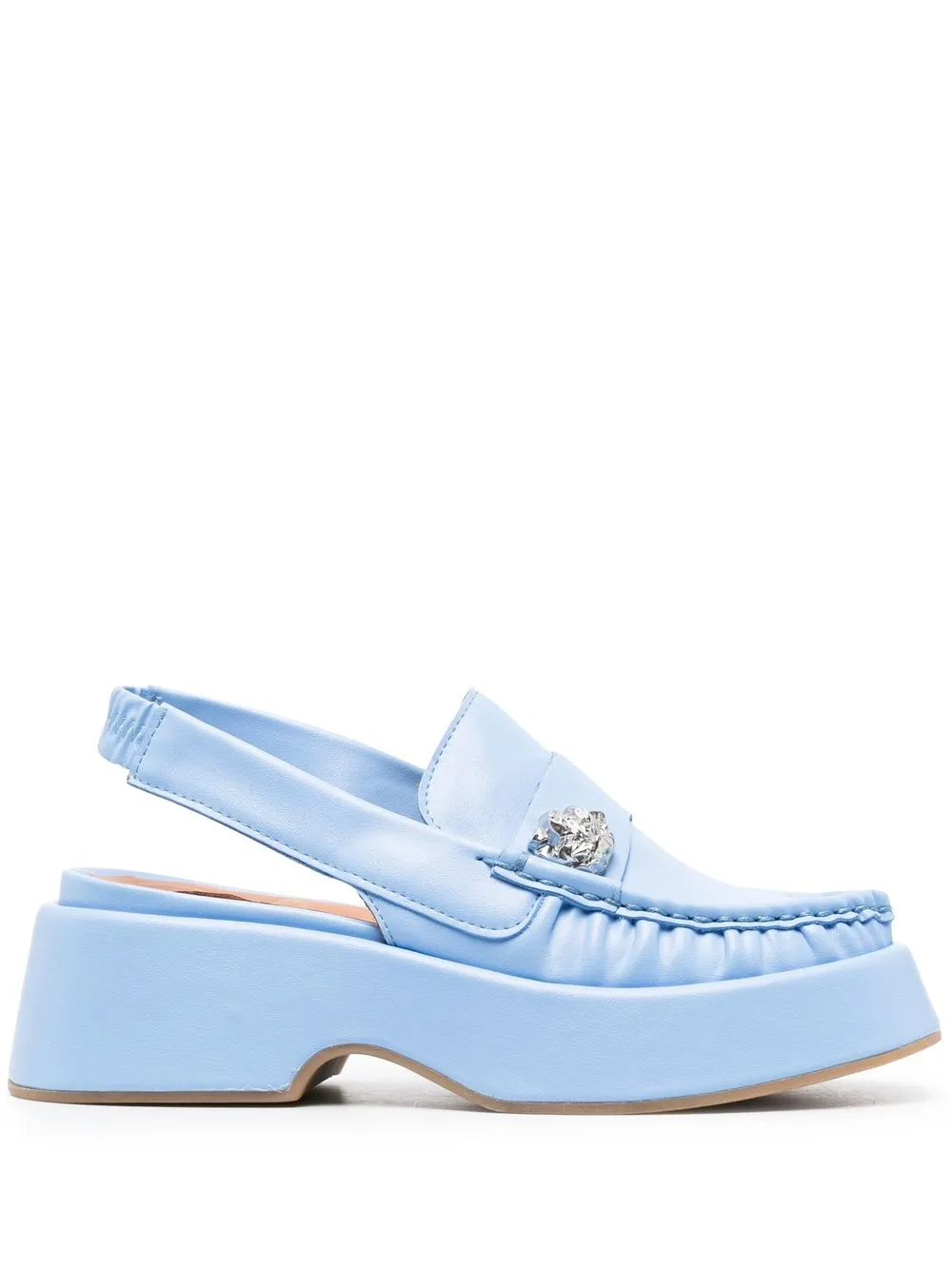 GANNI Mules chunky - Blu