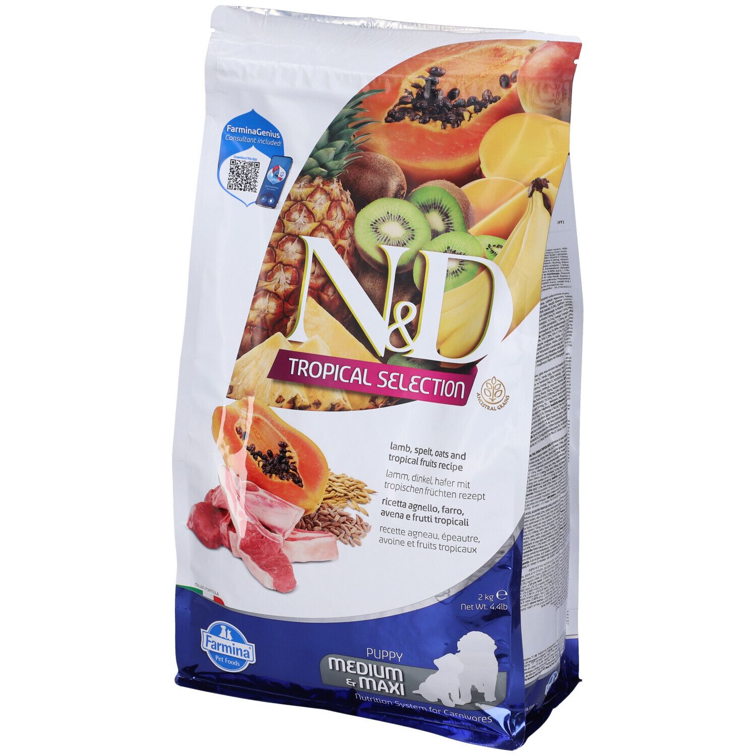 Farmina® Dog Tropical Selection Lamb Puppy Med/Max 2000 g Mangime
